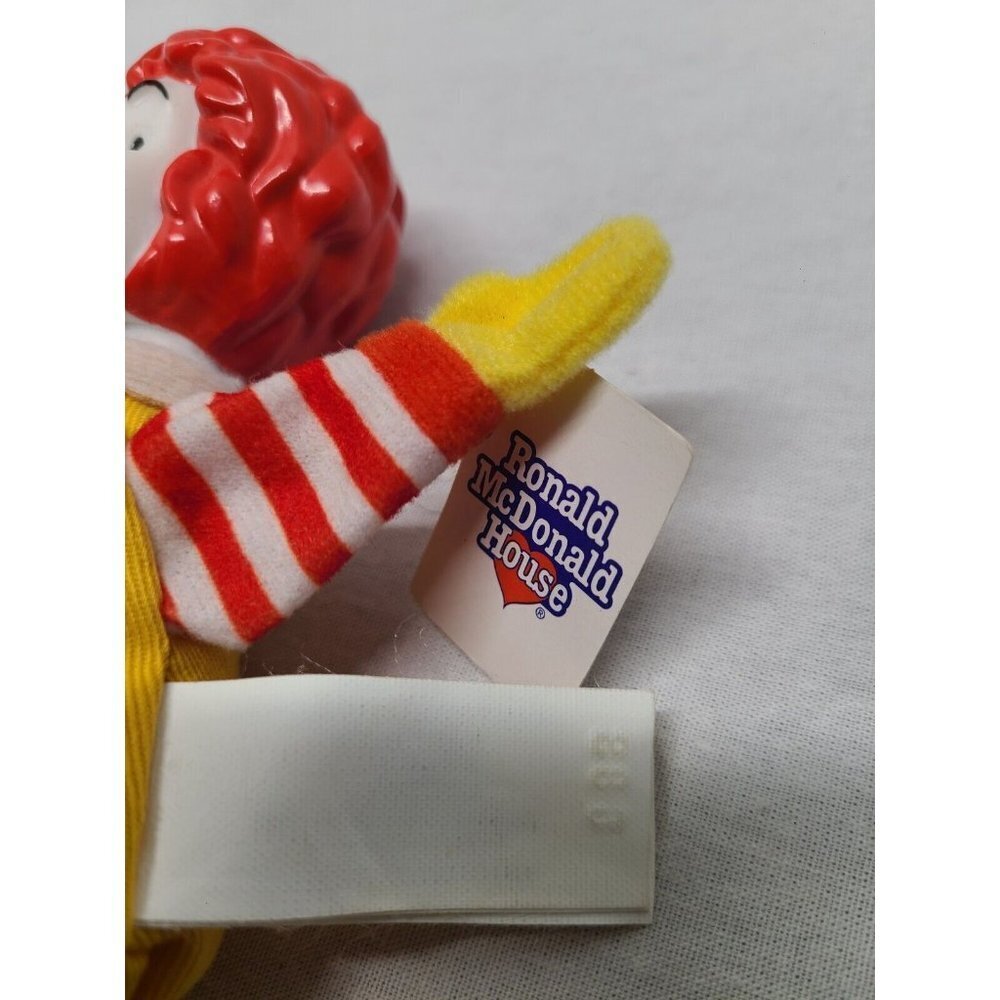McDonald’s 2002 Ronald McDonald Plush Toy 6" Finger Puppet - Picture 3 of 6